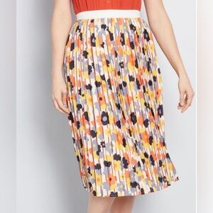 Modcloth - Multicolor Floral A-Line Skirt